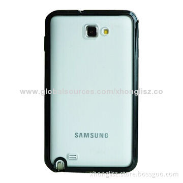 TPU/PC Mobile Phone Frame Case for Samsung, Various Colors Available